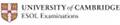 University of Cambridge ESOL Examination